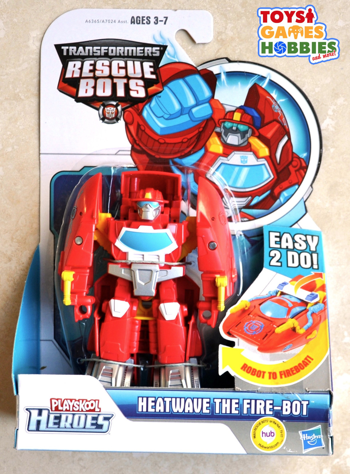 NEW Transformers Rescue Bots HEATWAVE Fireboat Robot Action Figure Boat Bot NEW Transformers Rescue Bots HEATWAVE Fireboat Robot Action Figure Boat Bot