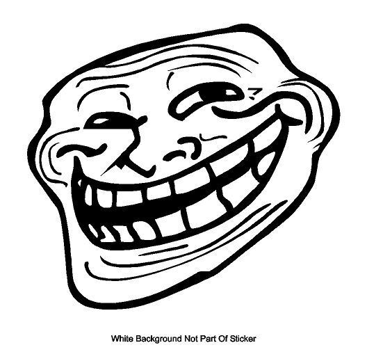 Troll Face Stickers for Sale