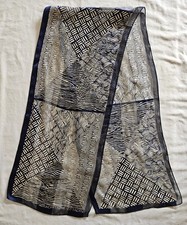 adrienne vittadini scarf silk, approx 51"x11"