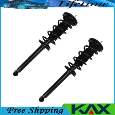 Pair 2 Rear Complete Struts Coil Springs For Chevy Cavalier Pontiac Sunfire 2.2L