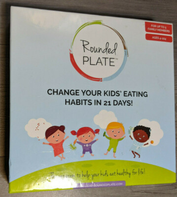 Rounded Plate Change Your Kids Eating Habits in 21 Days! Game Motivation Kit