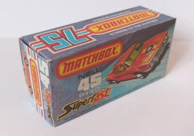 Matchbox Superfast #45b 1:62 BMW [E9] 3.0 CSL Repro ''K'' Box Lesney Series-75