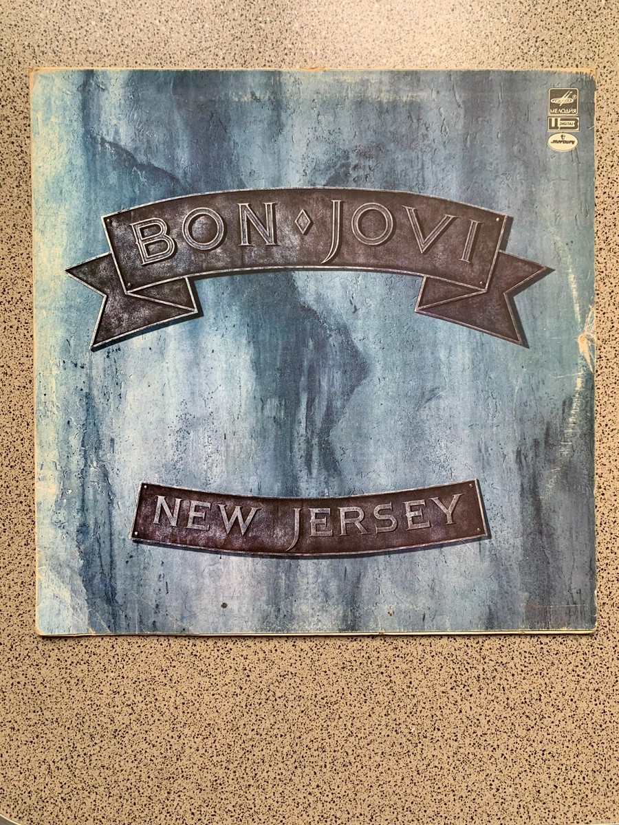 Soviete Vinyl Record Bon Jovi New jersey , LP Melodia 1988 Vintage