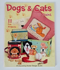 DOGS & CATS TO PAINT (LEISURE ARTS #22599) By Kooler Design Studio