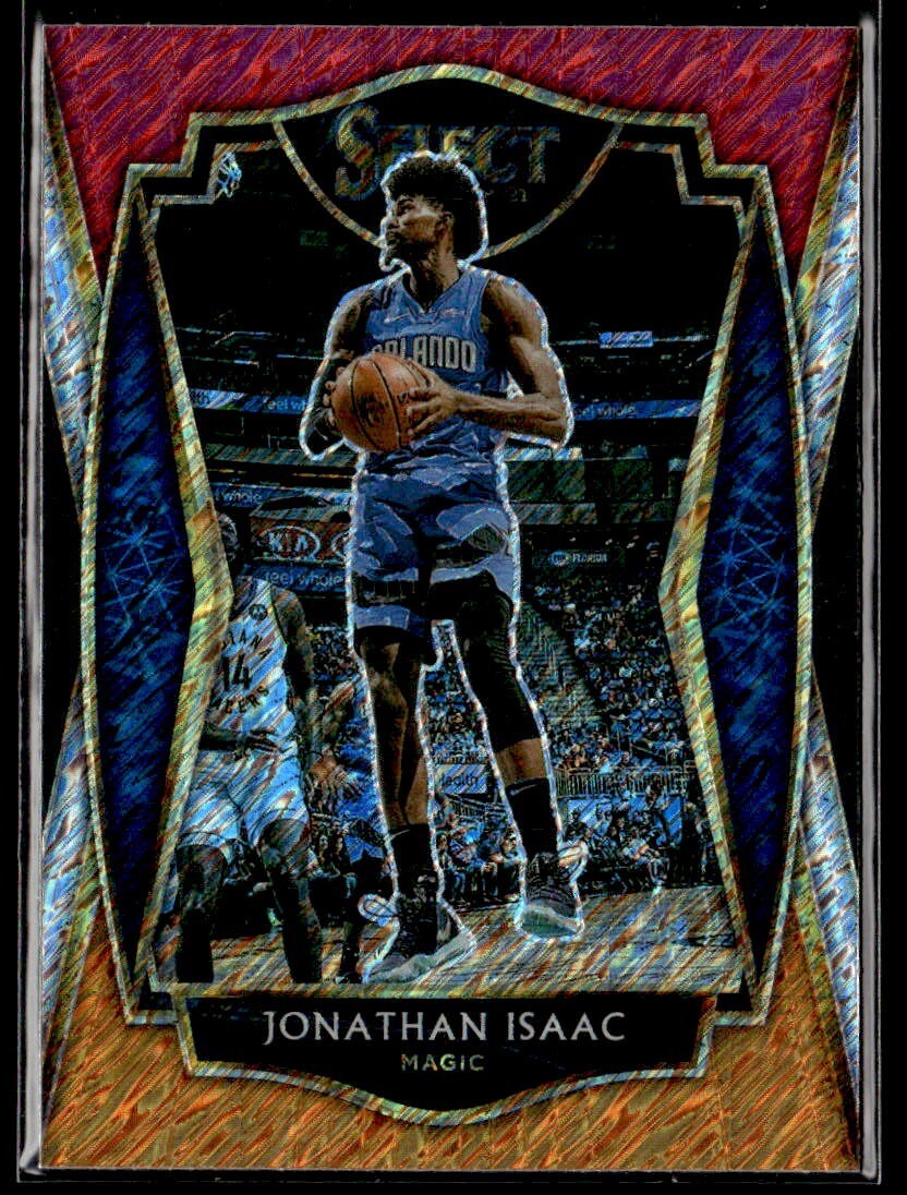 manaca 2011 DEBUT! カード 2020 Select Jonathan Isaac Red/White/Orange Shimmer Premier Level