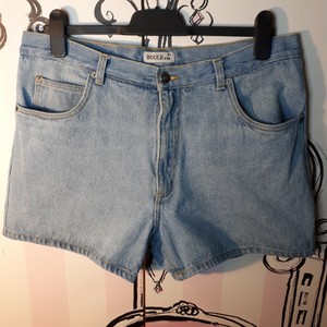 70s jean shorts mens