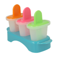 Metaltex 253578000 Eislollyformer 3Er Set Mit StäNder, Kunststoff