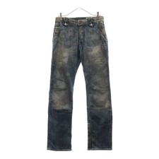DIESEL SLYLOW SPECIAL STRAIGHT DENIM PANTS INDIGO BLUE Used