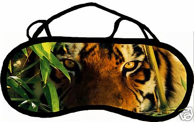 Masque De Sommeil Cache-yeux Personnalisable - Motif Tigre, Référence REF 32, Neuf
