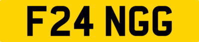   FRAN FRANK FRANCIS FRANCO FRANN 3X3 PRIVATE REGISTRATION NUMBER PLATE F24 NGG