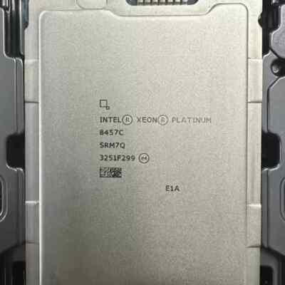 Intel Xeon Platinum 8457C CPU 48Cores 96Threads processor 2.60GHz  LGA-4677