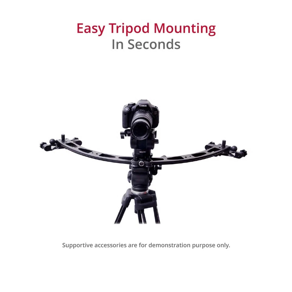 Shootvilla Curved Slider 120° Load 10 Kg für Canon, DSLR, Nikon, Sony&DV/HDV - Bild 4 von 4