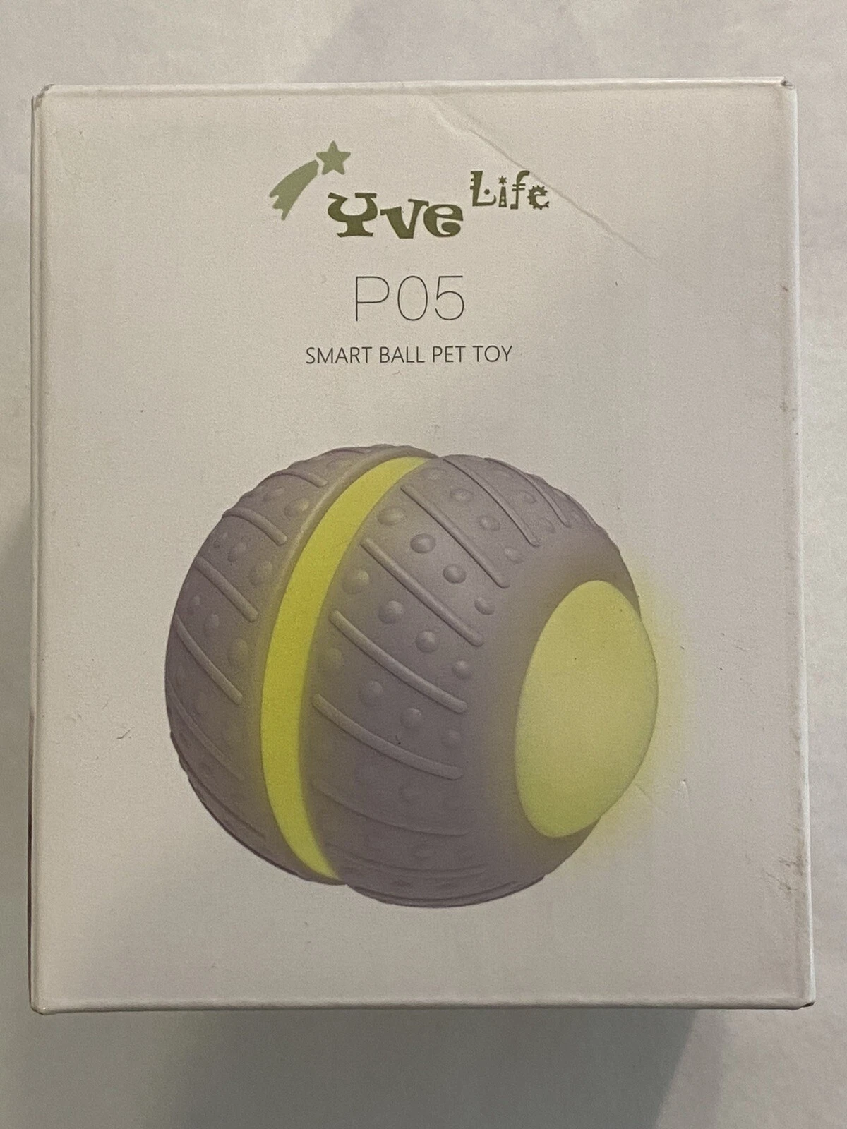 USB Rechargeable Auto Interactive Cat Toy Ball With LED Light Smart Pet Toy