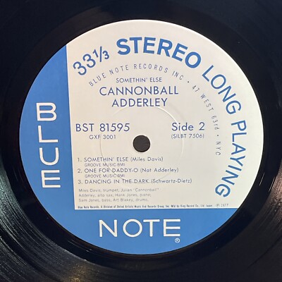 米LP Cannonball Adderley Somethin Else BST81595 BLUE NOTE /00260 CANNONBALL ADDERLEY - Cannonball Adderley – Somethin' Else