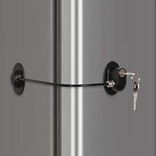 - Refrigerator Door Lock With 2 Keys, File Drawer Lock, Freezer Door Lock