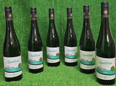 (7,67 /L) 6 x Wein Genuss Spätlese Rheinhessen weiß Weißwein süss Versand 0 