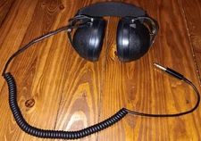 Vintage K/200 Stereophone Audio Wired Headphones Over The Ear Cup Black