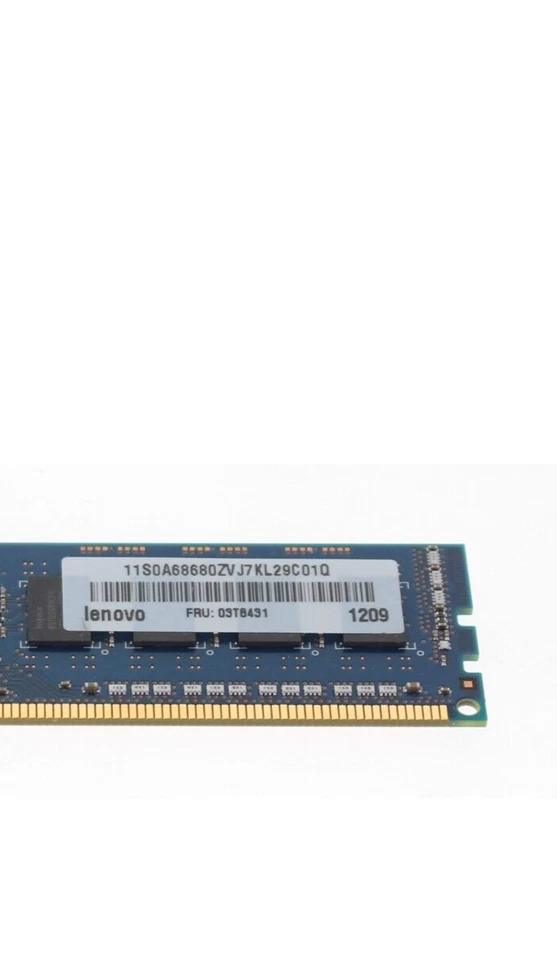 Lenovo 03T8431 4GB 2Rx8 PC3 10600E Memory Module w60 - Image 2 of 2
