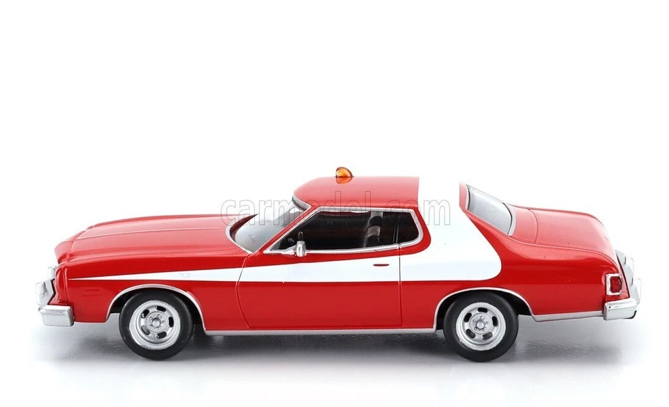 Ford USA Gran Torino Coupé Red White Rosso Bianco 1976 Norev 1:43 Nuovo 1/43 - Immagine 3 di 4