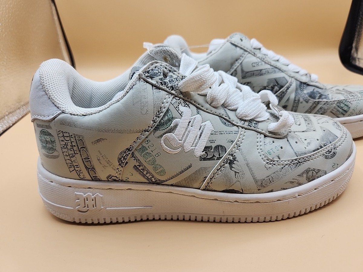 2Pac -Tupac Shakur- Makaveli Branded Sneakers Size Money