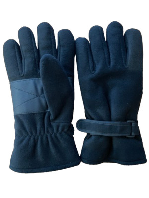 Herren Winter Warm Fleece Gefüttert Thermo Thinsulate Handschuhe Schwarz