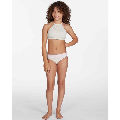 Billabong Girls' Layered With Love High Neck Reversible Bikini Set Size 14 NWT - Picture 2 of 11