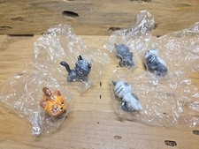 Toy Kitty Cat Figures Set of 5Mini Small Pretend Play Animal Toys E926