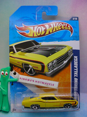 2011 Hot Wheels '69 FORD TORINO TALLADEGA #103☆Walmart yellow