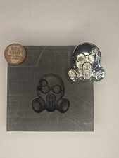 Steam Punk 3D Graphite Ingot Mold for Gold Silver Copper Casting Refining