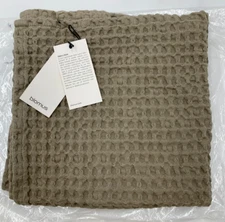 Pottery Barn Blomus Caro Waffle Cotton Hand Towel Satellite XL #H682L