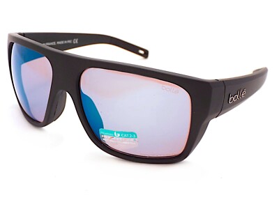 Bolle Falco polarisierte photochrome Sonnenbrille schwarz/phantom + blau verspiegelt 12639