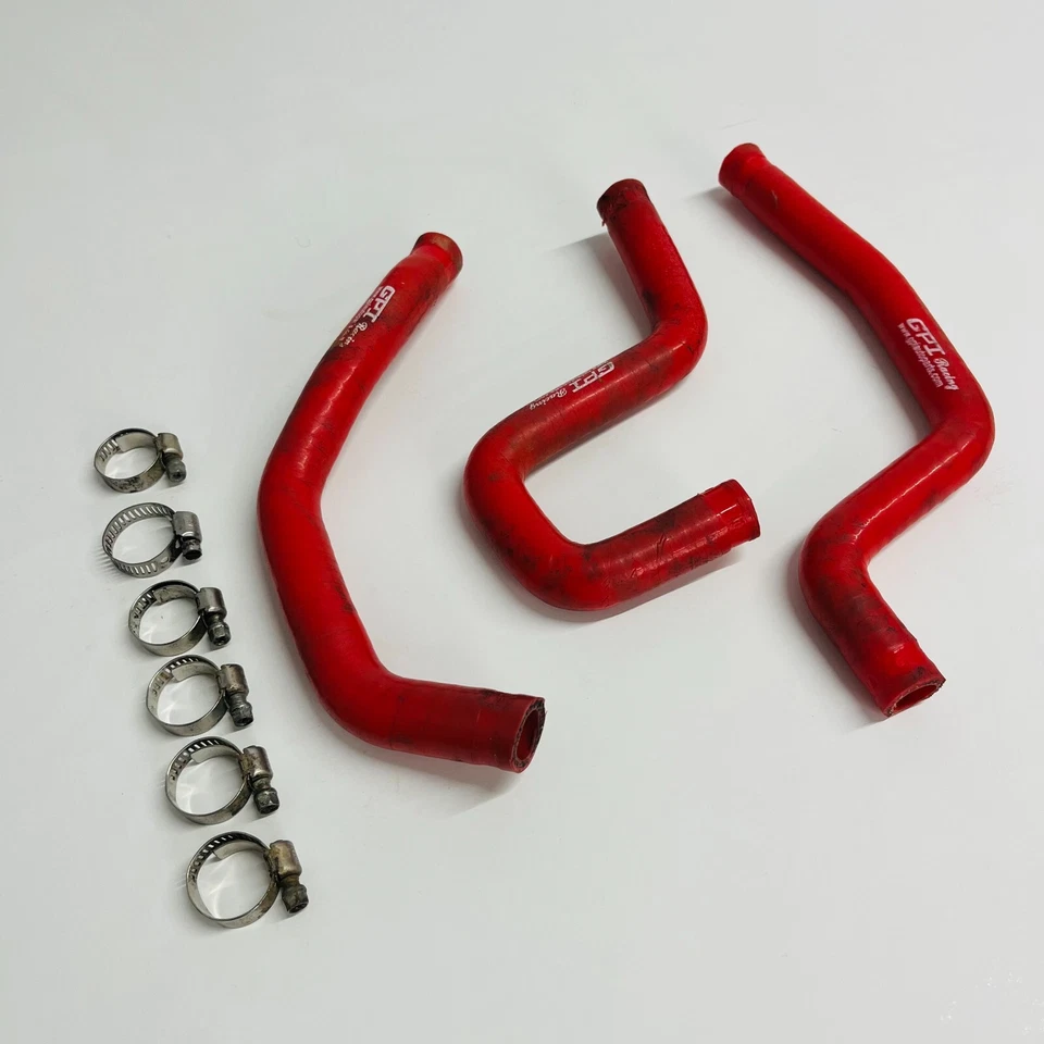 CR85 GPI MANGUERAS RADIADOR LÍNEAS TUBOS ROJO HONDA CR 80 85 R B (1996-2007) Foto 4 de 4