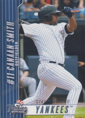 2018 Staten Island Yankees Canaan Smith RC Rookie New York