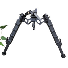 Bipied de fusil pivotant 360 degrés 7,5-9" hauteur réglable pliable design Picatinny