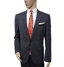 Image of NWOT Hugo Boss Mainline Huge6 Mens Slim 2 Piece Suit Stretch 42R W36 L32 RRP£595