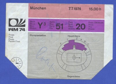 1974 World Cup -- Final -- Germany v Holland -- World Cup 74 - Gerd Müller