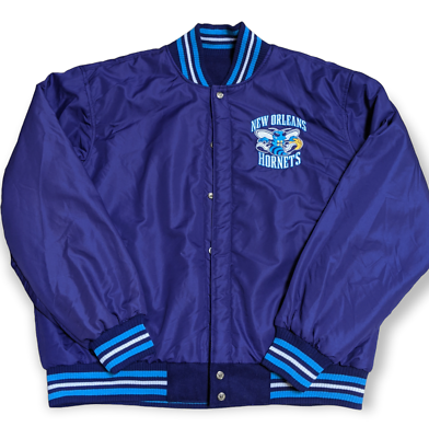 Vintage Jeff Hamilton New Orleans Hornets Reversable Purple Wool
