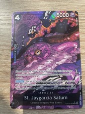 St. Jaygarcia Saturn (Alternate Art) OP13-083 Carrying On His Will Foil