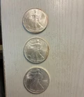 3 Ounces of Silver! Silver American Eagles - Mixed Dates