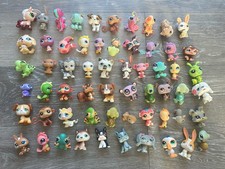 Hasbro LPS Littlest Pet Shop Lot 60 Assorted Animals Mostly Generation 1 2 Bulk