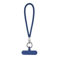 Hand Wrist Strap Phone Lanyard Cellphone Wrist Strap with Tab Blue