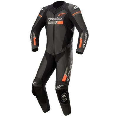 Alpinestars GP Force Chaser Leder Motorradkombi schwarz rot fluo
