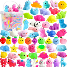 150 Pack Mochi Squishy Toys Kawaii Squishies Stress Relief Toys Pack Boys Girs P