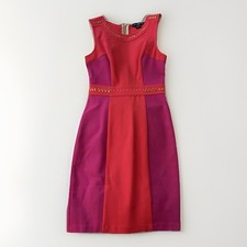 Guess By Marciano Pink and Purple Colorblock Sheath Dress Women’s Size XS