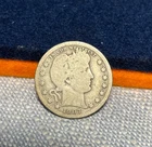 (#102239) Barber quarter: 1907 S  Good+   Better date