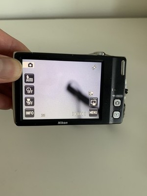 Nikon COOLPIX S4000 12.0MP Digital Camera - silver LENS ERROR Can