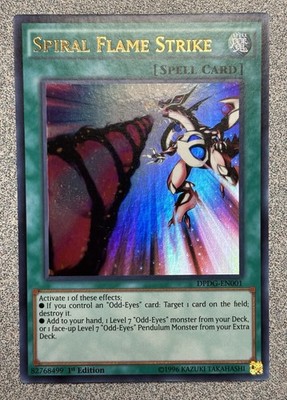 Spiral Flame Strike DPDG-EN001 Ultra Rare 1st Edition NM
