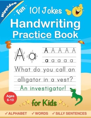 Handwriting Practice Book for Kids Ages 6-10 : Printing workbook for Grades ...