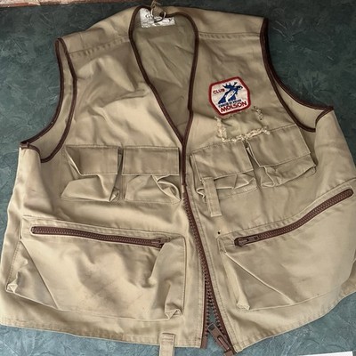 Used Fishing Vest Club Chasse et Pêche Molson (beer) Medium