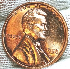 1958 D Lincoln Wheat Cent Brilliant Uncirculated Bu 1958 D Lincoln Wheat Cent Brilliant Uncirculated Bu